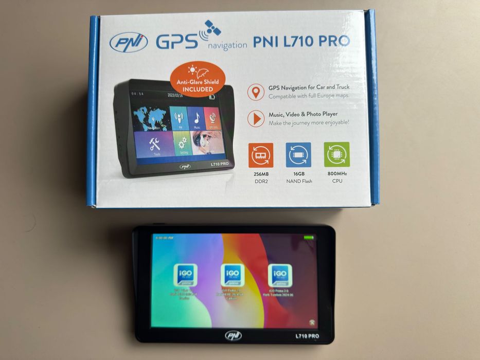 GPS nou PNI L710 Pro Harti 2025 Q2  camion/autocar/autoturism