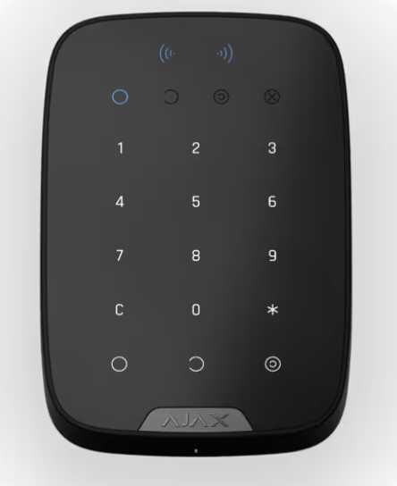 Ajax KeyPad Plus черный Беспроводная клавиатура