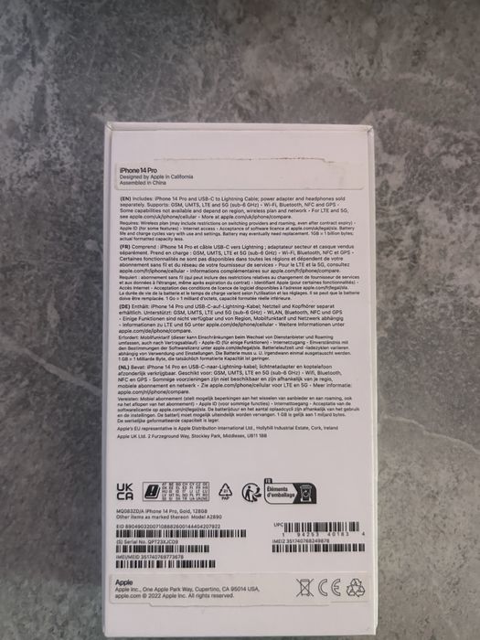 Iphone 14 pro gold 128 gb