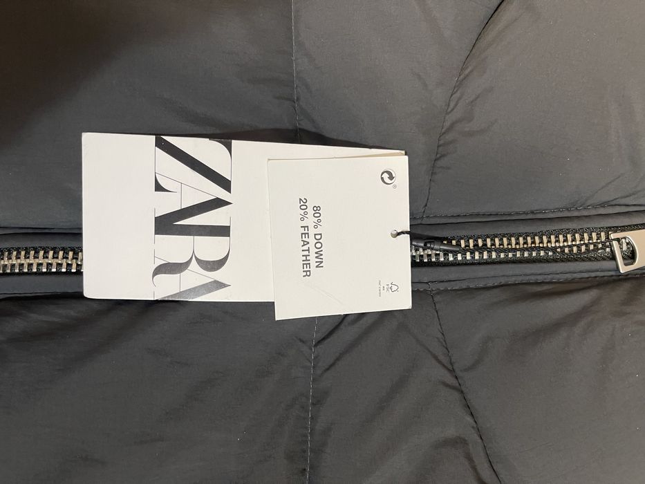 Пуховик zara оригинал новый