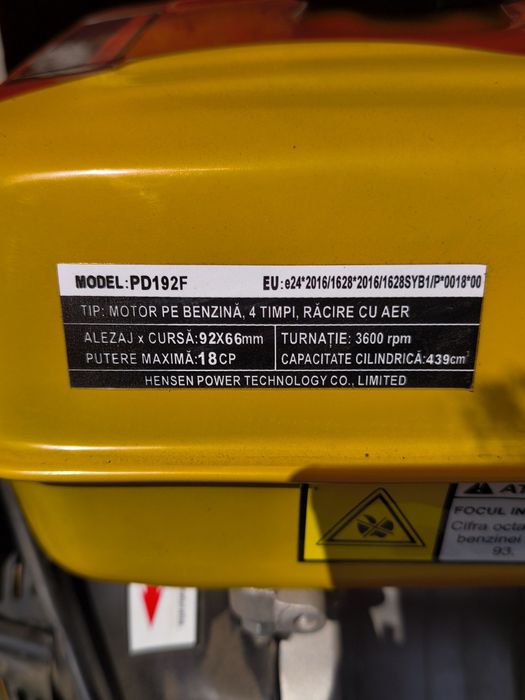 Vând motocultor ProGarden 18CP