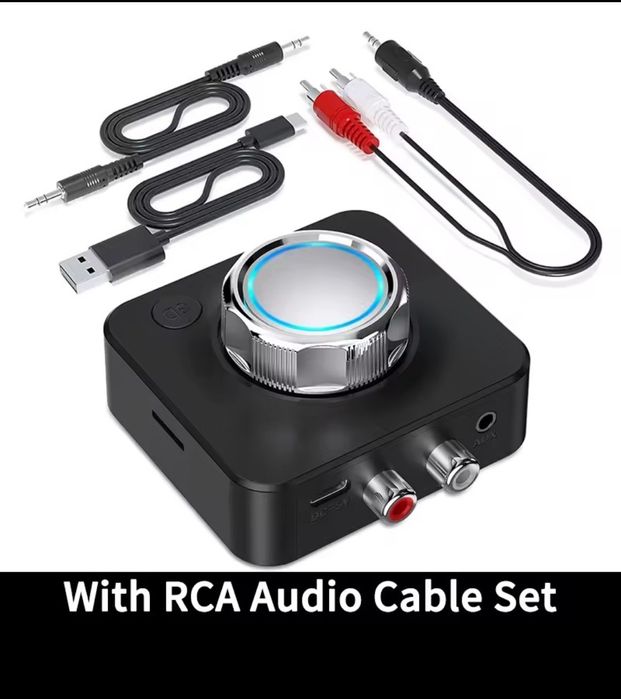 Receptor Audio Bluetooth cu efect de sunet 3D Auxiliar și RCA Jack