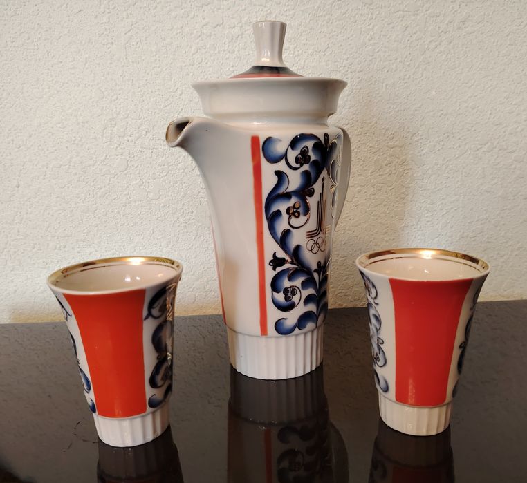 Олимпийский фарфоровый чайный сервис