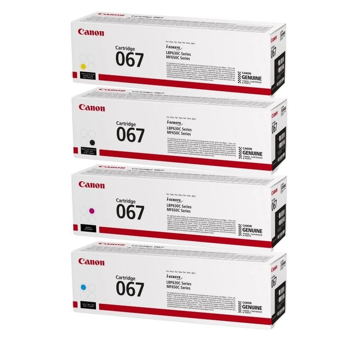 Цветные картриджи для Canon перечислением