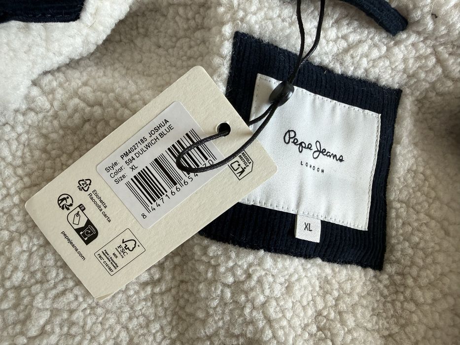Pepe Jeans Joshua Jacket ОРИГИНАЛНО мъжко зимно яке/теди/шерпа - M-L
