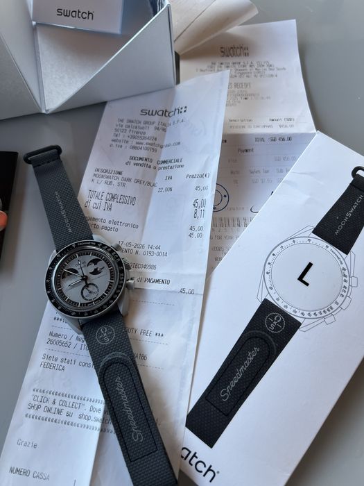Swatch X Omega Mission to EarthPhase + curea extra