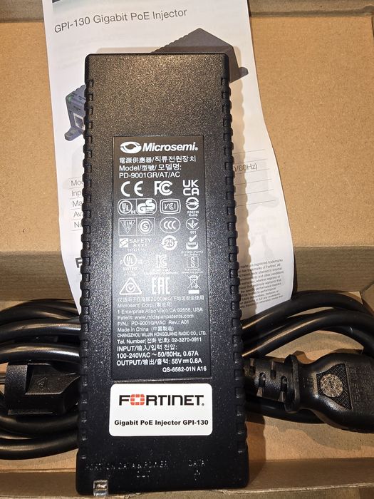 Alimentator Poe+ Fortinet GPI-130