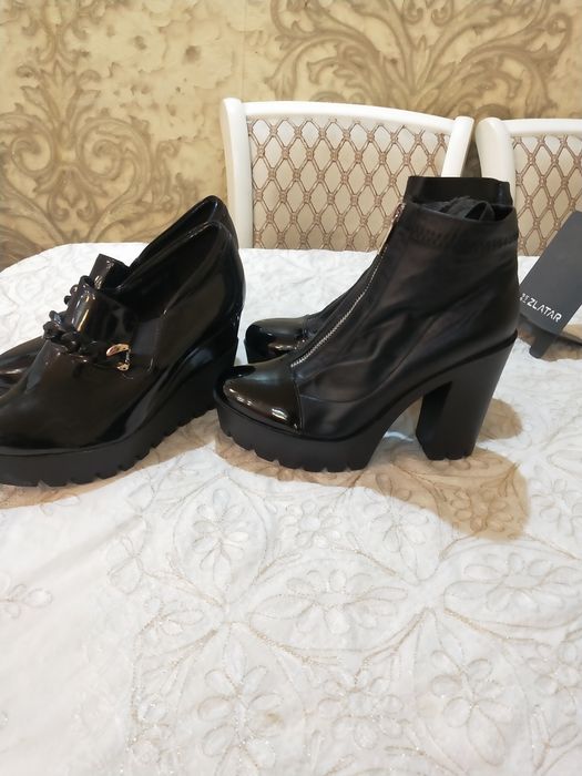 Полусапожки черные BASCONI