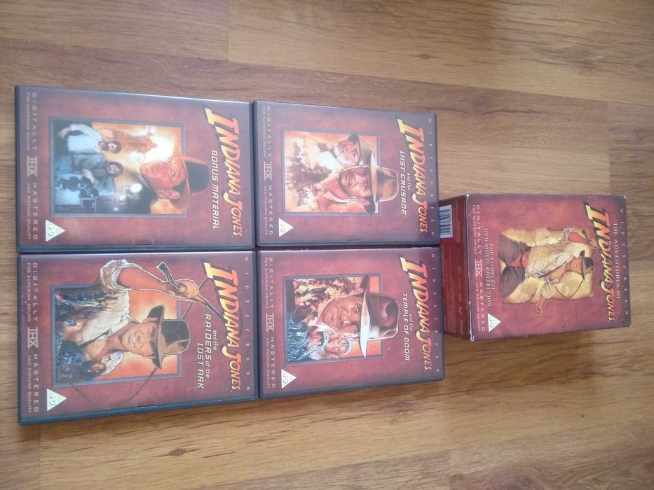 ДВд оригинални Индиана Джоунс Кръстникът Призън брейк Спайдърмен и др