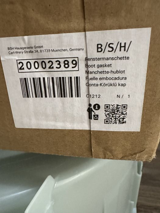 Cuva completa pentru masina de spalat Bosch + garnitura originala