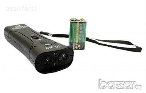 Кучегон ултразвуков + фенер – Прогонва агресивни кучета