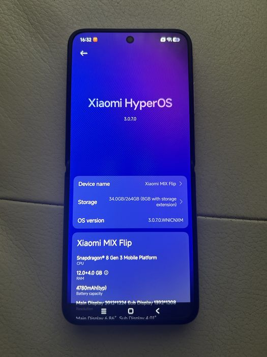 Xiaomi mix flip 256 Gb
