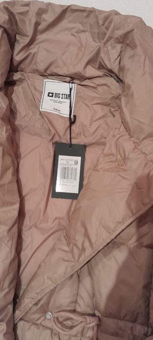 Оригинално Big Star Капитонирано дълго яке Kate ,бежов