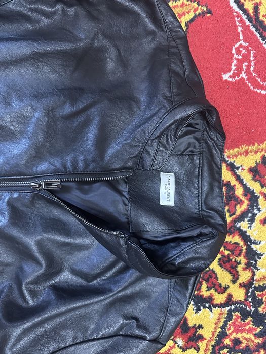 Две кожонки от saint laurent