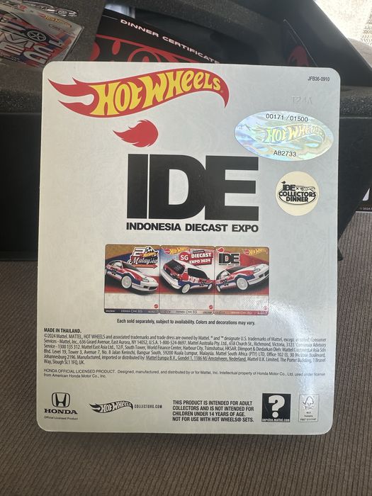 Hot Wheels Honda Civic EG - Indonesia Diecast Expo 2024 - Exclusive