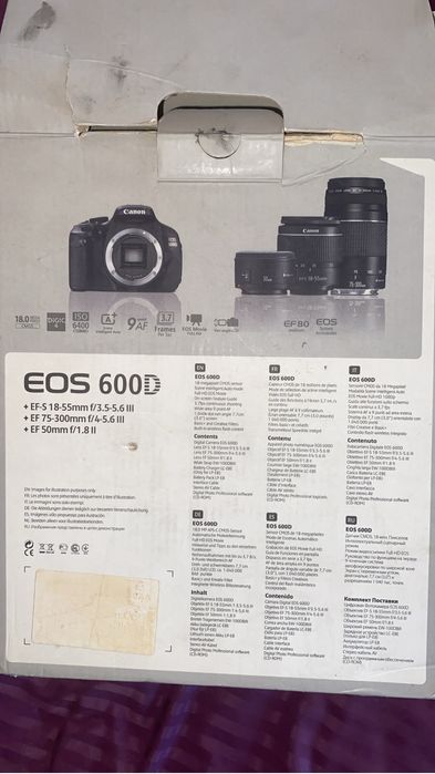 Фотоаппарат Canon EOS 600D