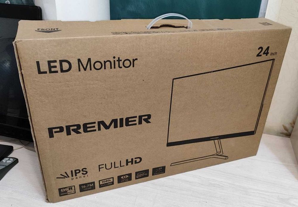 Продам новый монитор  24" Black FHD IPS LED 100Hz