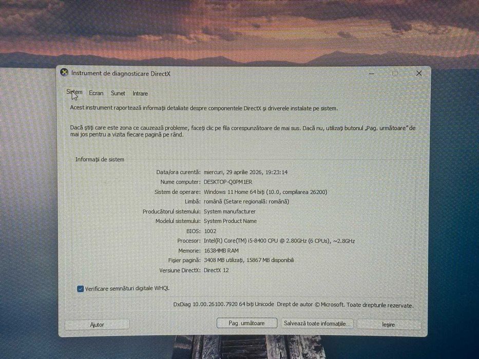 PC Gaming bun I5 8400 6 cores, GTX 970 4gb Vram, 16GB RAM DDR4 ASUS ROGUE