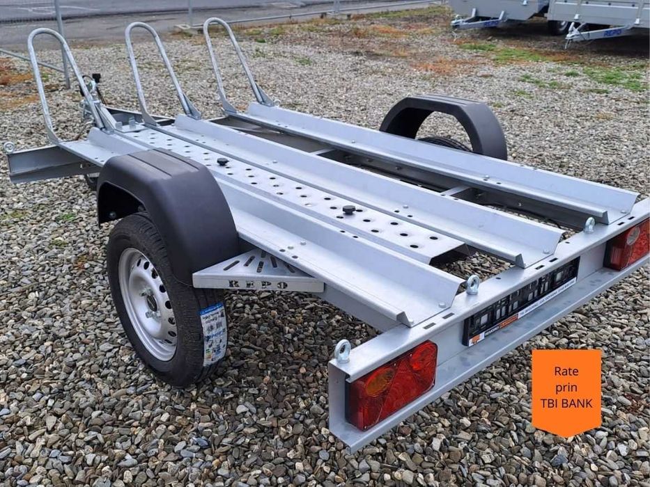 Remorca Moto Repo 750 kg 3 Motociclete 210 x115 cm  (212 x 150 cm)