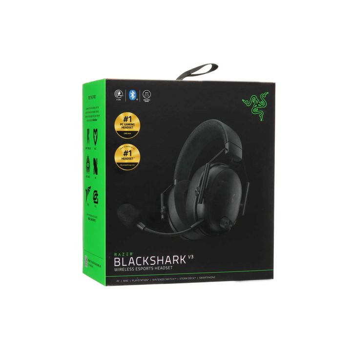 ! Беспроводная игровая гарнитура Razer BlackShark V3 (Black)
