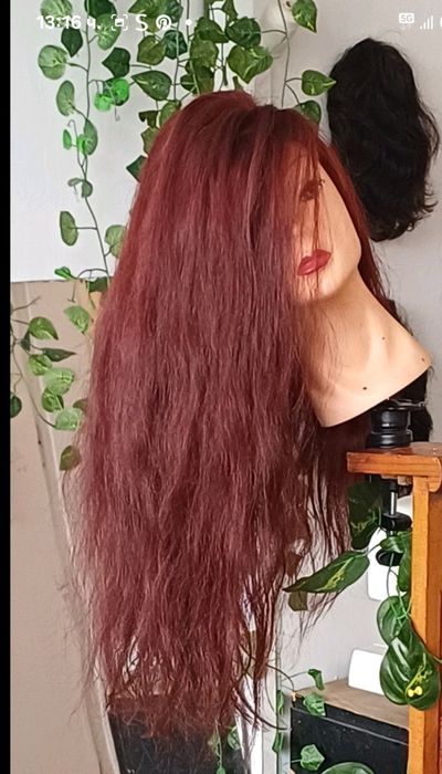 Перука от естествена коса -изработка.