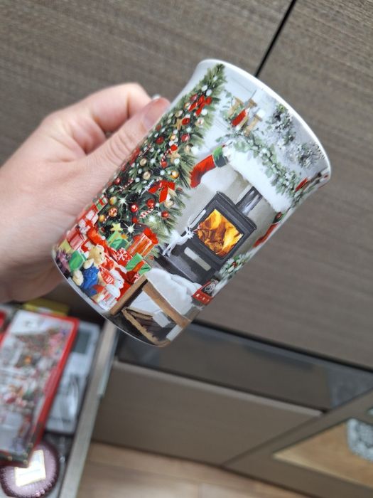 Коледен подаръчен сет от 2 чаши за чай или кафе