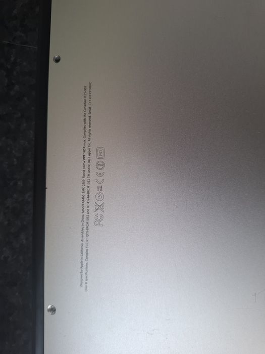 Makbook air defect