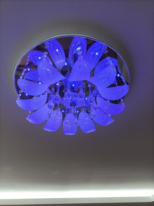 Плафониера Orhid с кристали 5хG9