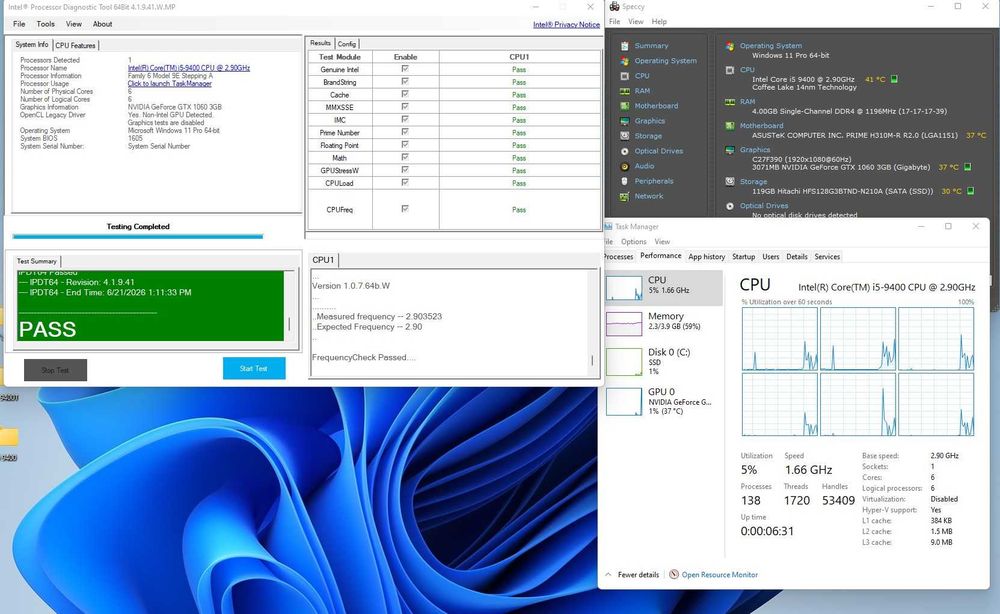 Procesor I5 9400 socket 1151 v2 vandut