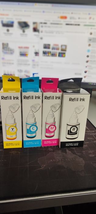 Чернила 108, 057, 115, G41, Pixma 490 для всех принтеров canon и epson