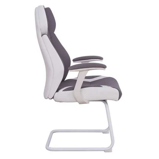 Луксозен Посетителски стол Комо HM1102 - сив, Последн брой,Промо цена!