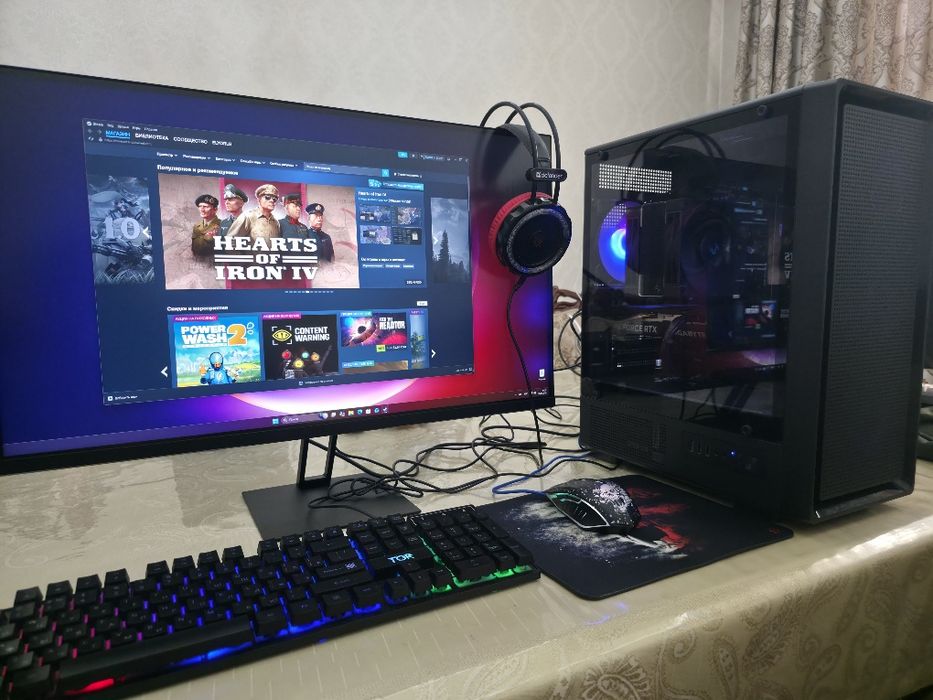 Gaming PC i5-14600KF | RTX 4060 8GB | 16GB DDR5 | REDMi 27" 180Hz
