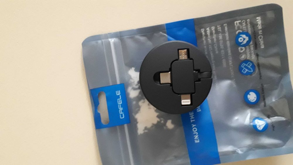 Usb micro c type iphone кабели 3 в 1