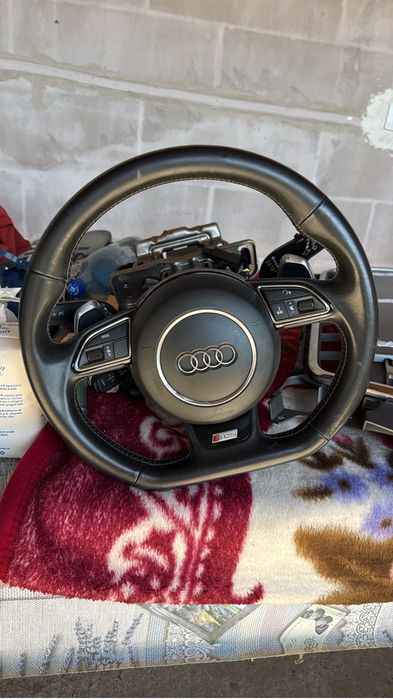 Volan audi sq5 q5 tesit complet cu airbag padele