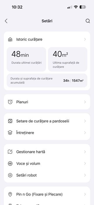 Vând aspirator robot Roborock S7