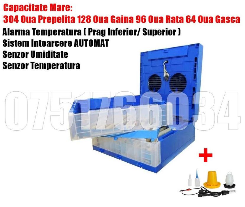 Clocitoare Incubator Oua Pasari Intoarcere Automata LIVRAREA GRATUITA