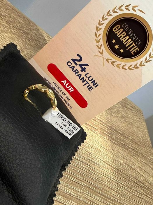 (AG42) Inel aur 14k 2.32g b14133 - Garantie 2 ani!