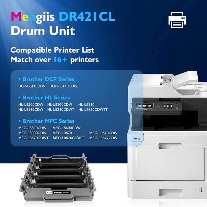 Съвместими барабани Meagiis DR421CL за Brother, 4 броя