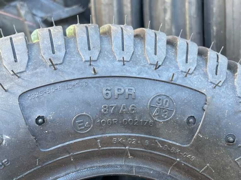 Anvelope noi 18x9.50-8 pentru tractor gazon marca BKT
