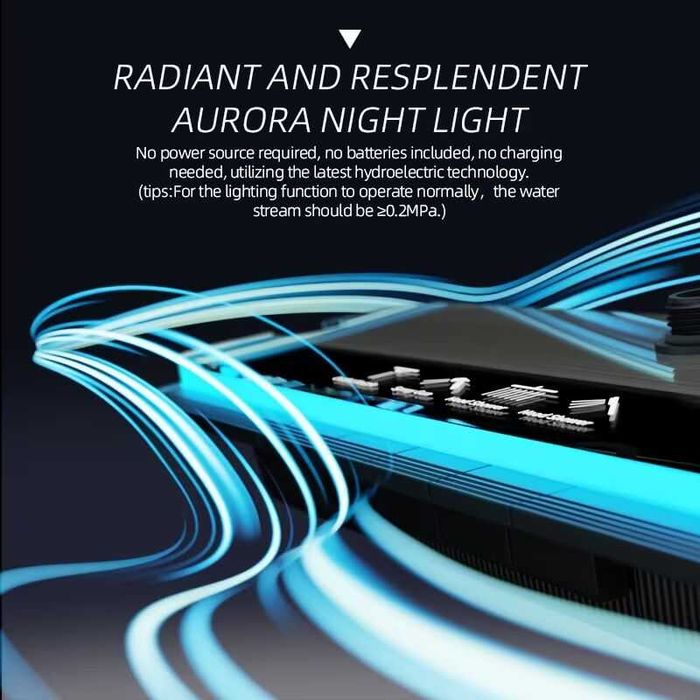 Луксозна душ система със светещ смесител дисплей и 4 функции бутони