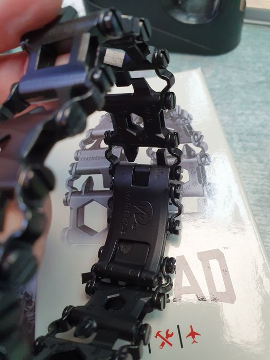 Гривна Leatherman "29 в 1"  3 см - 2.5 см  и накрайници за часовник