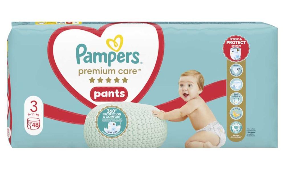 Pampers premium care pants mărimea 3