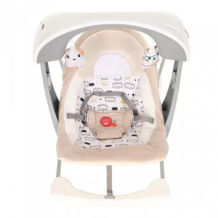 Электрокачели Pituso Malaga бежевый