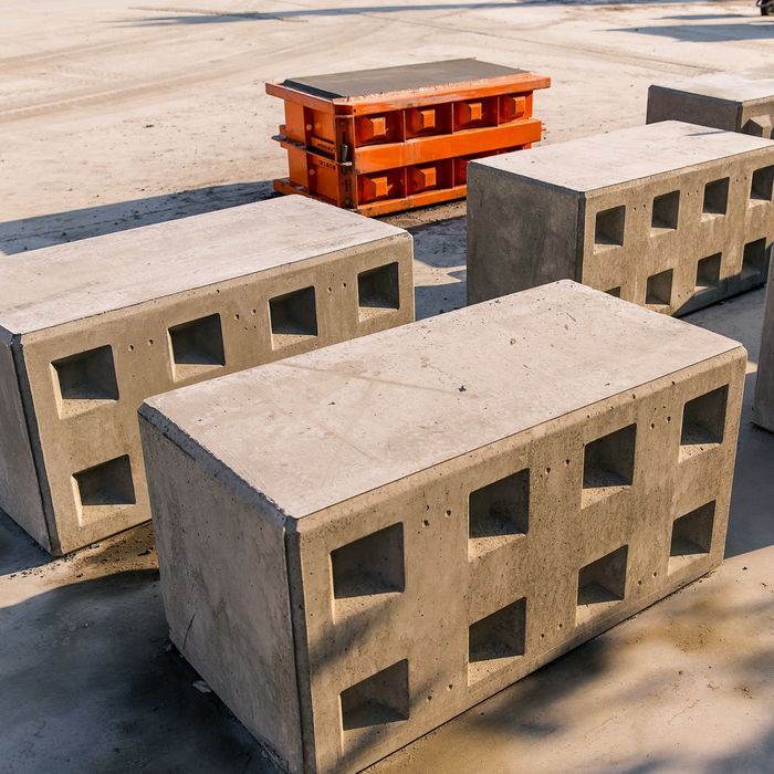 Producem blocuri lego din beton