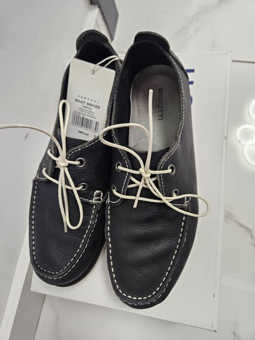 Pantofi casual vară piele naturală Bigotti mocasini