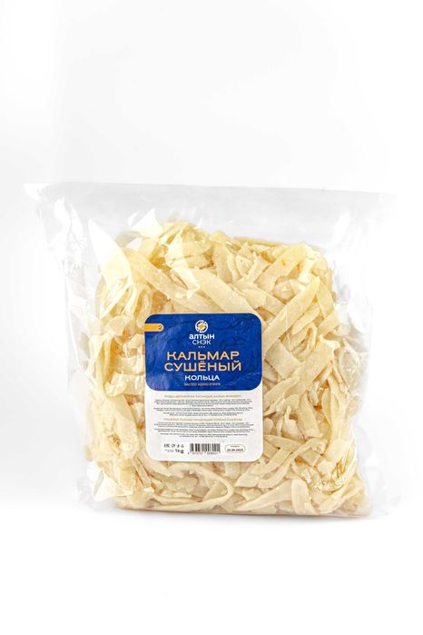 Кольца кальмара солёно-сушеные