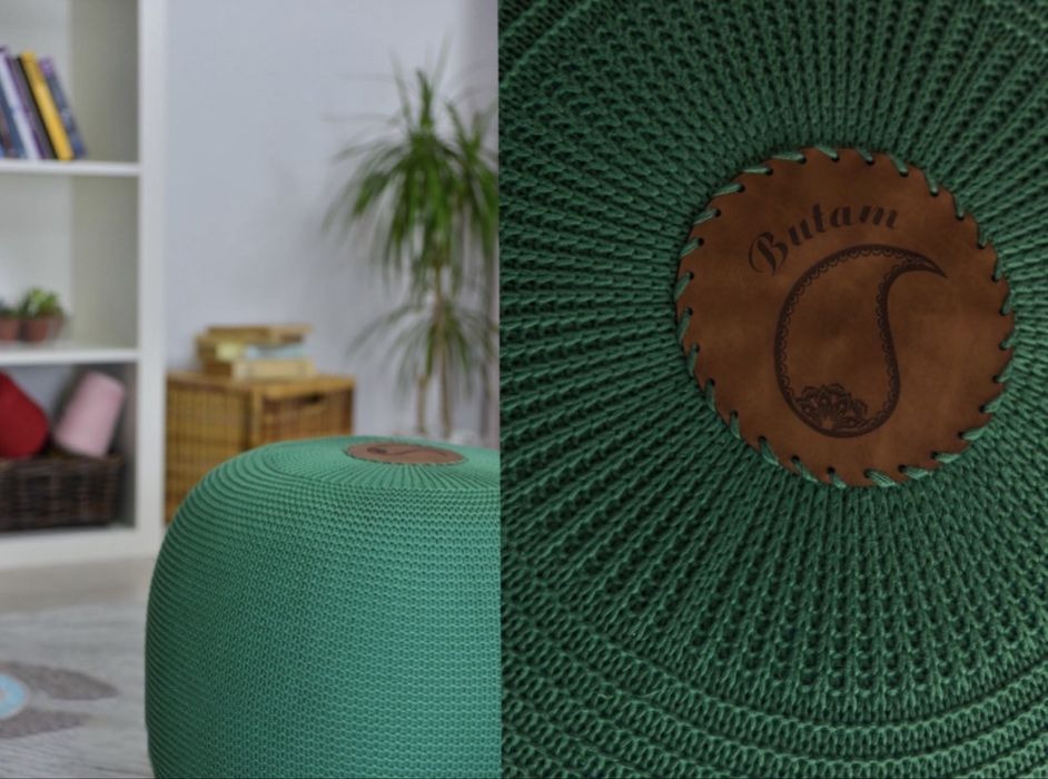 Плетени пуфове/ табуретки