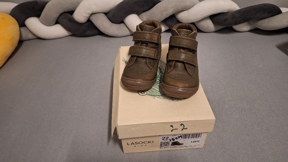 Ghete piele naturala lasocki marimea 22