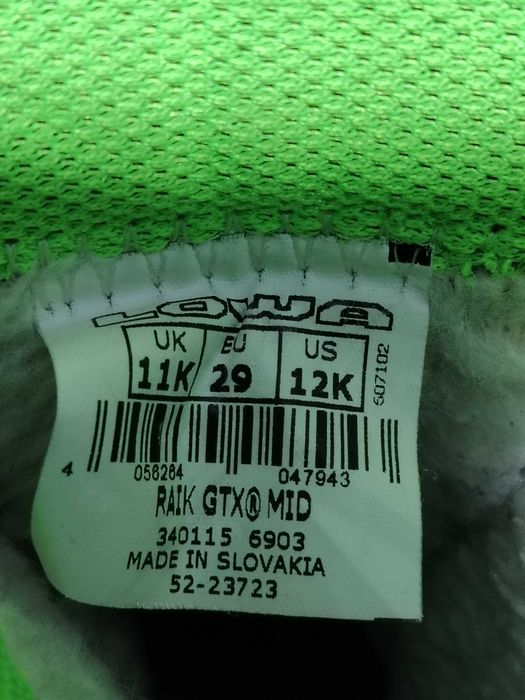 LOWA Raik GTX ghete iarna îmblănite, mărimea 29, interior 18,5 cm