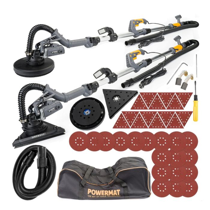 Set masina slefuit 2 in 1 tip girafa pentru pereti, tavan, colturi,